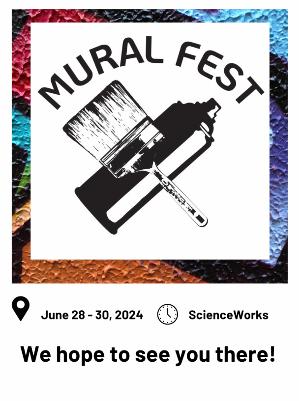 Ashland Mural Fest June 28-30th at ScienceWorks