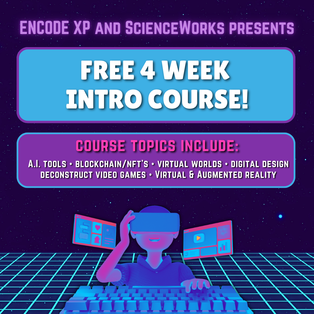 Encode XP Free 4 week course (July 31, Aug 7, Aug 14, and Aug 21).