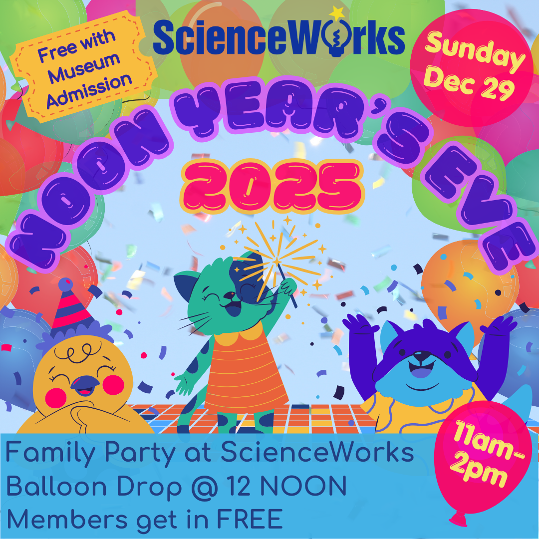 NOON Year's Eve Family Party with Balloon Drop at Noon