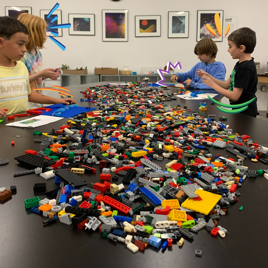 LEGO bridge engineering workshop